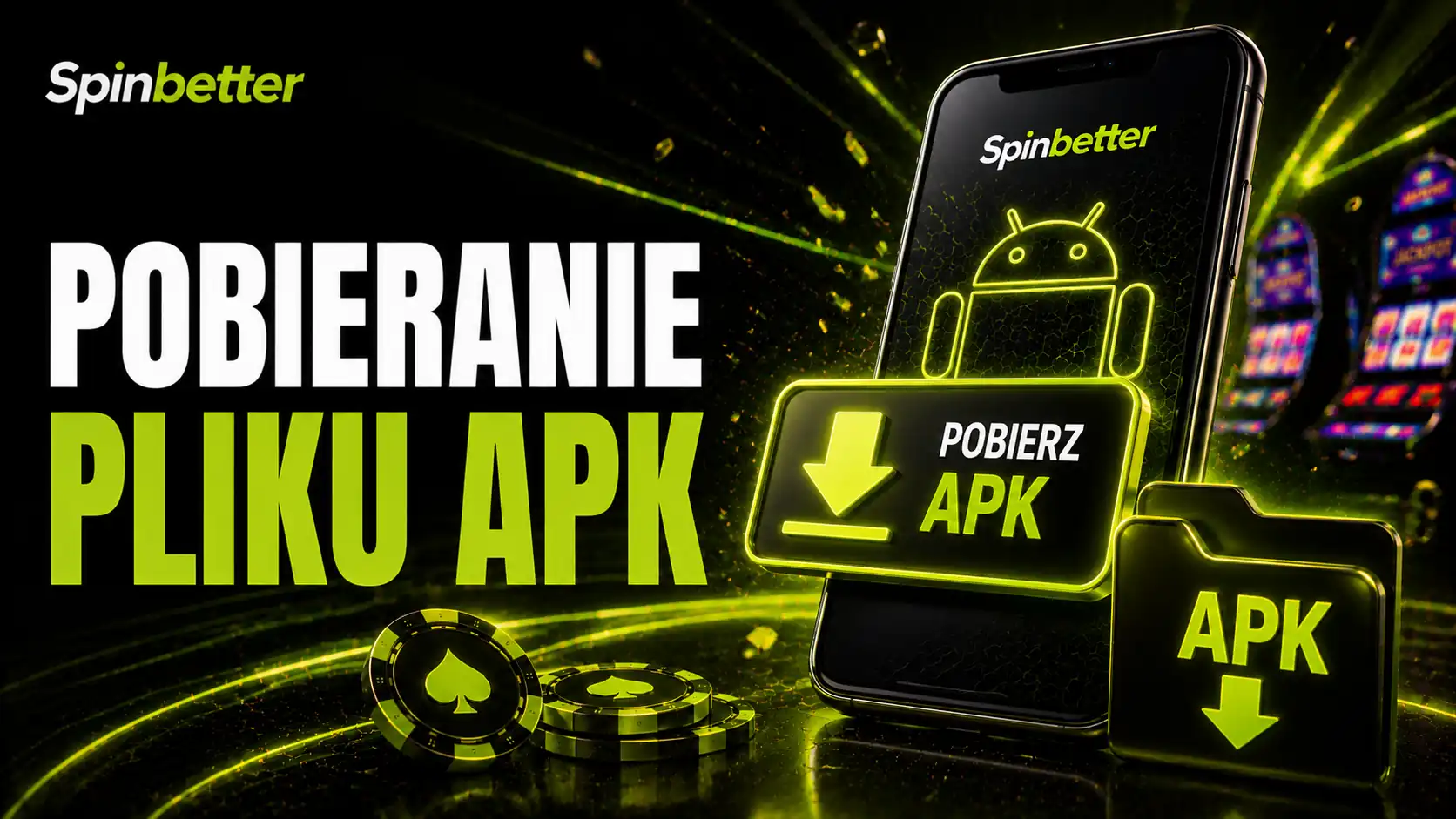 Pobieranie pliku SpinBetter apk na telefon z Androidem